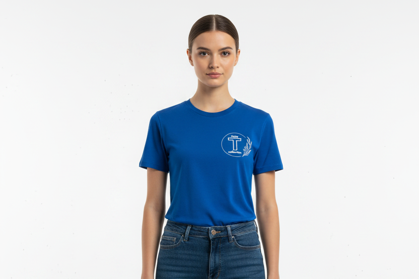 The T Collection Tee – Royal Blue