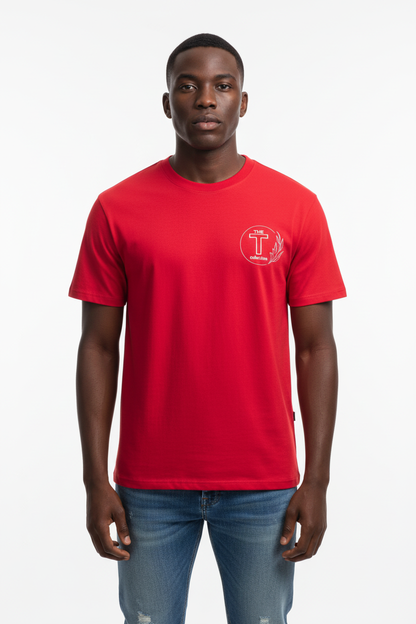 The T Collection T-Shirt Black male front view