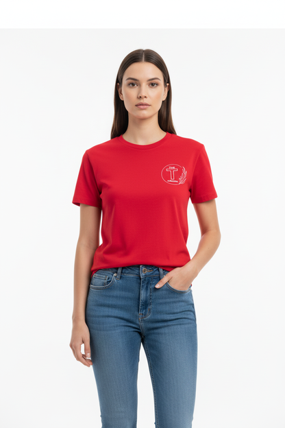 The T Collection T-Shirt female front view